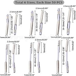 弾性有刺鉄線  ステンレス鋼パーツ  指輪固定用  ホワイト  25~53x1mm  300個/箱&nbsp;FIND-UN0001-03P