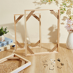 Wood Oil Painting Frame&nbsp;DIY-WH0671-376C