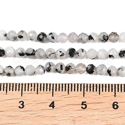 Natural Rainbow Moonstone Beads Strands&nbsp;G-B175-D24-3mm