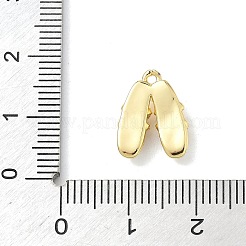 Brass Micro Pave Cubic Zirconia Pendants&nbsp;KK-P342-02G-01