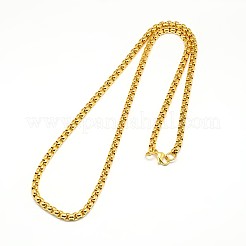 304 Stainless Steel Venetian Chain Necklace Making&nbsp;STAS-A028-N031