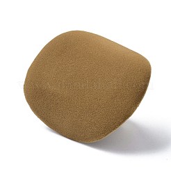 ベルベットのリングボックス  プラスチック付き  ウエスタンカウボーイハット  コーヒー  6.75x5.7x3.65cm&nbsp;VBOX-F004-04