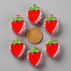 Transparent Enamel Acrylic Beads&nbsp;TACR-S155-003