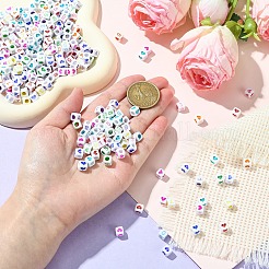 800Pcs 2 Styles Opaque White Acrylic Beads&nbsp;MACR-YW0003-31