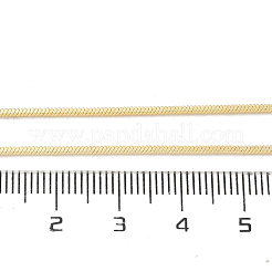 1.5mm Rack Plating Brass Snake Chain Necklaces for Women Men&nbsp;MAK-L044-13G