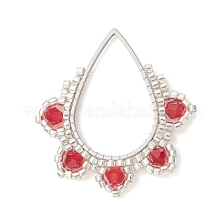 MIYUKI Delica Glass Seed Beaded Pendants&nbsp;PALLOY-MZ01243