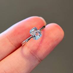 925 Sterling Silver with Cubic Zirconia Finger Rings&nbsp;FS-WGFD4D7-02