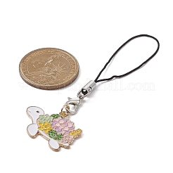 Alloy Enamel Mobile Straps&nbsp;HJEW-JM01090