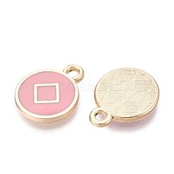 Alloy Enamel Pendants&nbsp;ENAM-Q002-04G-05