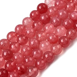 Natural Dyed White Jade Beads Strands&nbsp;G-M402-C03-26