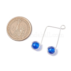 ドローベンチ透明ガラス銅線巻きペンダント  音符チャーム  ミックスカラー  34~36x29~30x8mm  穴：3.5x2.5mm&nbsp;PALLOY-JF03213