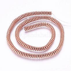 Electroplate Non-magnetic Synthetic Hematite Beads Strands&nbsp;G-P277-05