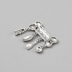 Bone Zinc Alloy Lapel Pins for Backpack Clothes&nbsp;JEWB-CJC0007-14AS