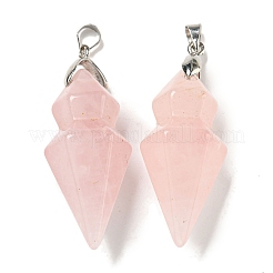 Natural Mixed Stone Pointed Pendants&nbsp;G-F766-08AS