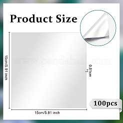 Square Tinfoil Paper Sheets for Craft Engraving&nbsp;DIY-WH0671-302A-01