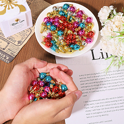 プラスチックペンダント120個  電球チャーム  ミックスカラー  23.5x13mm  穴：2mm  120pc&nbsp;KY-GL0001-05