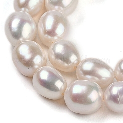 Natural Cultured Freshwater Pearl Beads Strands&nbsp;PEAR-U001-01B