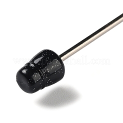 Plastic & Iron Beadable Pens&nbsp;LS-AJEW-H147-01L