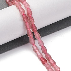 Natural Strawberry Quartz Beads Strands&nbsp;G-C080-B01-01A