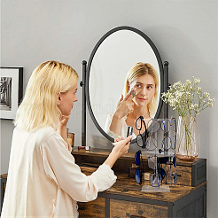 2-Tier Round Acrylic Sun Glasses Storage Display Stands&nbsp;ODIS-WH0079-050