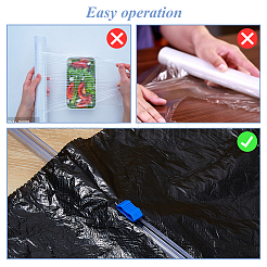 Plastic Reusable Cling Film Slide Cutter&nbsp;AJEW-WH0348-437A