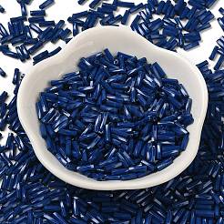 Baking Paint Glass Twist Bugle Beads&nbsp;SEED-C004-02N