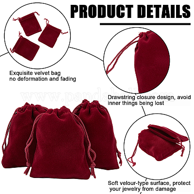 Velvet drawstring jewelry pouch outlet