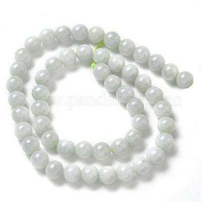 Natural Myanmar Jadeite Beads Strands&nbsp;G-L595-C01-02-1