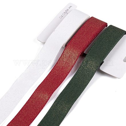 9 Yards 3 Styles Christmas Theme Polyester & Polycotton Ribbons Sets SRIB-A015-01A-01-1