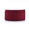 Polyester Braided Cord, Brown, 2mm, about 16.4 yards(15m)/roll