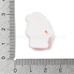 クリスマスシリーズ 不透明樹脂カボション  グリッターパウダー付き  ギフト用の箱  24x19x9.5mm&nbsp;CRES-Q005-01D