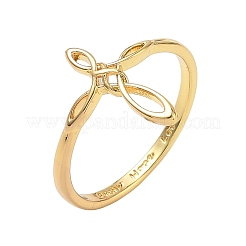 Brass Finger Rings for Women&nbsp;RJEW-K261-07A-G