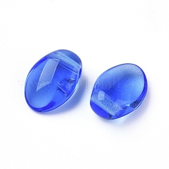 チェコガラスビーズ  電気メッキ/染め/透明/模造オパライト  オーバル  ミックスカラー  8.5x6x4.5mm  穴：0.8mm 約357~363個/袋&nbsp;GLAA-G070-10A