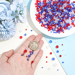 15 Strands 12 Styles Independence Day Electroplate Glass Beads Strands&nbsp;EGLA-PA0001-51