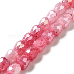 Electroplate Glass Beads Strand&nbsp;GLAA-G088-03