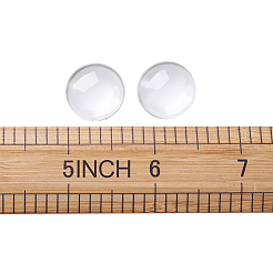 Transparent Glass Cabochons&nbsp;GGLA-CD0001-01