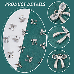 16Pcs Brass Micro Pave Clear Cubic Zirconia Charms&nbsp;KK-UN0003-50P