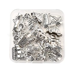52Pcs 13 Style Tibetan Style Alloy Pendants&nbsp;TIBEP-FP0001-10