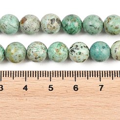 Natural Peruvian Turquoise(Jasper) Beads Strands&nbsp;G-F836-A02-8mm