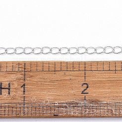Brass Twisted Chains&nbsp;LS-CHC-Q001-5x4mm-P