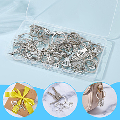 20Pcs Alloy Chemistry Theme Keychains&nbsp;KEYC-SC00036