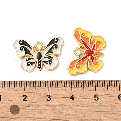 Rack Plating Alloy Enamel Pendants&nbsp;PALLOY-M216-03G