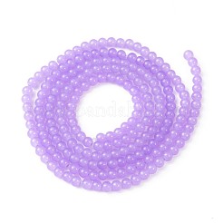 Imitation Jade Glass Beads Strands&nbsp;DGLA-S076-6mm-27