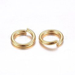 304 Stainless Steel Open Jump Rings&nbsp;STAS-O098-02G-05