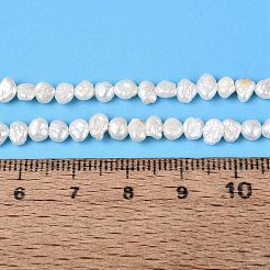 Natural Baroque Keshi Pearl Beads Strands&nbsp;PEAR-N014-03M
