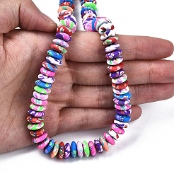 2 Strands Handmade Polymer Clay Beads&nbsp;CLAY-SC0001-43