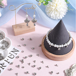 100Pcs 2 Styles 202F & 201 Stainless Steel Charms&nbsp;STAS-SC0006-33