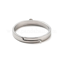 304ステンレス鋼調整リング部品  ループリングベース  ステンレス鋼色  2mm  穴：1.5mm  内径：17mm&nbsp;STAS-Z091-03P-02