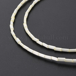 Glass Silk Stain Style Beads Strands&nbsp;GLAA-N047-001B-02