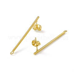 Ion Plating(IP) 304 Stainless Steel Stud Earrings Finding&nbsp;STAS-C061-12G